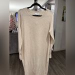 Nordstrom Rack Elegant Cream Long Sleeve Knit Dress Photo 6