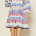 Outerknown  Multicolor Large Miro Cotton Swing Babydoll Dress Photo 0