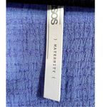 NWT ASOS Floral Embroidered Bell Sleeve Maternity Dress Size 4 Feminine Boho Blue Photo 3