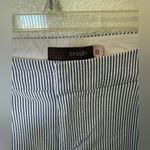 Crosby Blue & White Pinstripe Springfield Trouser Pants Size 8 Photo 1