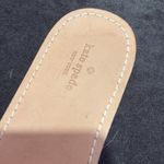 Kate Spade Black and White Striped Slide Sandals size 9M Photo 4