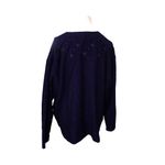 Women's Adolfo studio Blue Pattern Cardigan Photo 4