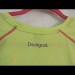 Desigual  athleisure top yellow sz Med Photo 4