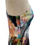 Black Halo Yara Cocktail Dress One Shoulder Colorful Abstract Print Size 4 Photo 8