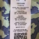 Reclaimed Vintage Green Zebra Animal Print Spaghetti Strap Tie Back Mini Dress 8 Photo 4