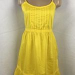 United Colors Of Benetton Benetton Yellow Sleeveless Cotton Summer Dress New S Photo 3