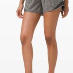Lululemon  hotty hot short II 4” heather lux multi black size 10 Photo 0