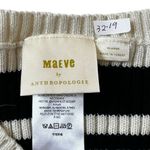 Maeve by Anthropologie White & Black Stretch Knit Shrug Sweater Women XL 32 Photo 3