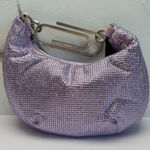 Off-White  Paperclip Mini Hobo Srass | Purple Photo 0