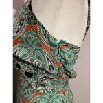 Maeve  Canyon Creek Mint Green Sleeveless Paisley Pleated Maxi Dress Photo 6