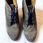 Rag and Bone  Odval Brown Distressed Wedge Heel Booties Size 10 Photo 2