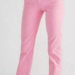 Free People Ragged the Priest Back Slash Pink Mom Jeans Size 28 Photo 0
