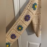  Sonoma Daisy Crochet Button Oversized Cardigan Size Large Photo 2