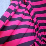 BarbiePink and black striped maxi dress by fever brand with black belt d… Pink Photo 6