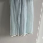 1960s Vintage Lisette Seafoam Blue Sheer Peignoir Robe and Dress Size XS Photo 12