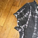 True Craft Tie Dye Short Sleeve N Neck With Ruffle Edges Fairy‎ Grunge L Fitted Top Shirt Photo 2