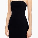 Black Diamante Strapless Dress Size XS Photo 5