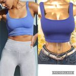 Free People Movement Happiness Runs Square Neck Crop Top Size XS/S Photo 2