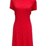 Alfani  Dress 22W Lace Plus Size Party Dress Stretch Coral Boho fruit punch Photo 0