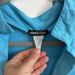 Heimish USA Women's M Sleeveless Polo Tunic Tank Bright Blue Collared Preppy Size M Photo 1