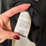 BCBGeneration BCBGgeneration Black Silver Long Sleeve Crop Top Photo 7