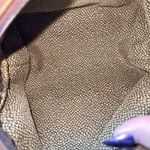 BORBONESE Pouch Redwall Quail Pattern Suede x Leather Photo 11