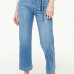 J.Crew NWT Denim High Waist Paperbag Jeans Women size 27P Medium Wash wide leg Photo 0