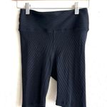 Year of Ours V Waist Ribbed Biker Shorts Black Photo 1