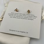 Nordstrom NWT Ettika Gold Hoop Earrings with Crystals Photo 2