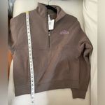 NWT  Les Sports Bandier 1/2 Zip Sweatshirt Iron/Regal Orchid Size XS Photo 8