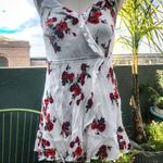 Ambiance rose print mini dress White Photo 1