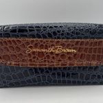 Samantha Brown Crocodile Embossed Clutch Wallet Faux Leather 2 Photo 0