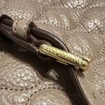 Vera Bradley Taupe Quilted Leather Emma Satchel Photo 13