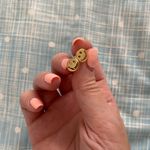 Evry Jewels Gold Smiley Face Stud Earrings Photo 1