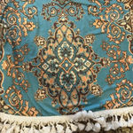 Judith March Anthropologie  Jade Bohemian Tassel Trim Off Shoulder Blouse Size S Photo 4