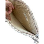 MARCUS BROTHERS Vintage Cream Woven Italian Clutch Bag Photo 3