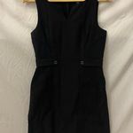 White House | Black Market Black Dress sz 8 Business Dress Lined Photo 7