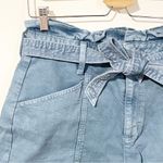 Universal Threads  Size 12 Denim Paper Bag Waist Tie Front Shorts NEW NWT Photo 1