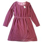 J. Crew Factory Pink Velvet Tulip Hem Dress Size 8 Photo 1