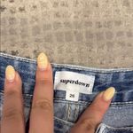 superdown  Blue Jean Shorts High-Waisted Distressed Photo 2