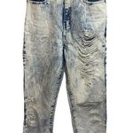 Nasty Gal High Rise Destroyed Acid Wash Jeans Photo 0