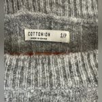 Cotton On Grey Knit Crewneck Pullover Long Sleeve Sweater Women’s size Small Photo 4