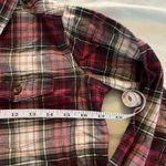 Carhartt  Flannel Button-up Shirt Women’s Size XS 0 2 Long Sleeve Plaid Pockets Photo 2