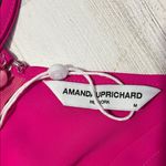 Amanda Uprichard  Marianna Midi Dress in Hot Pink Size Medium. Photo 6