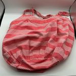 United Colors Of Benetton Striped Rare Vintage  X-Large Cotton Beach Bag Handbag Photo 3