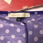 Jonathan Martin Johnathan Martin purple polka dot top. Photo 2