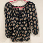 Denim & Supply Ralph Lauren  Floral Boho Peasant Top Size Medium EUC Photo 0