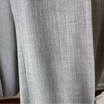 Escada Women’s Light Grey Wool Side ZipTrousers Size 42 Gray Photo 9