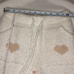 Trace & Jess Heart PJ Pants White / Pink Women Size Small Photo 2