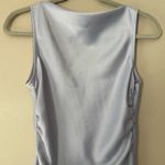 WAYF  X Jourdan Sloane Bella Silver Satin Dress Size XSmall Photo 5
